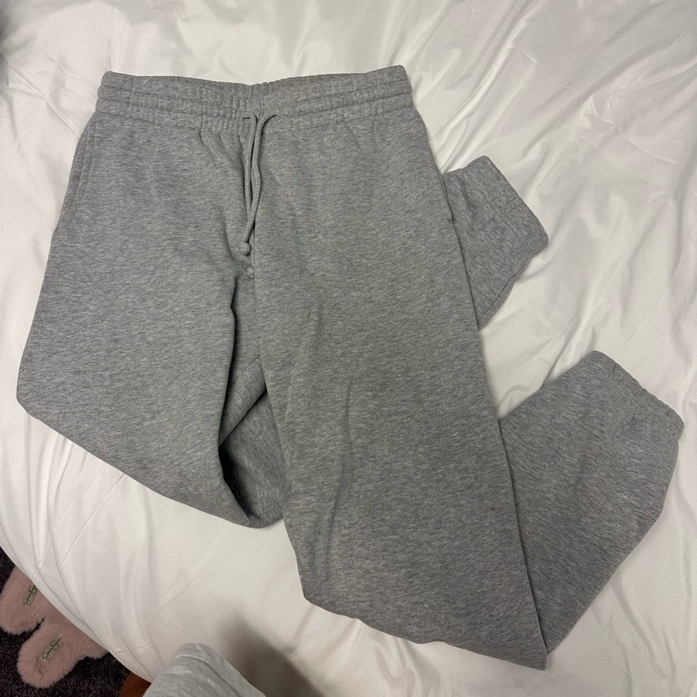 TNA Cozy AF grey sweatpants